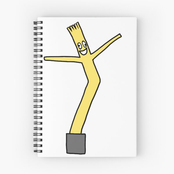 Item preview, Yellow wavy wacky inflatable tube man designed and sold by akeown.