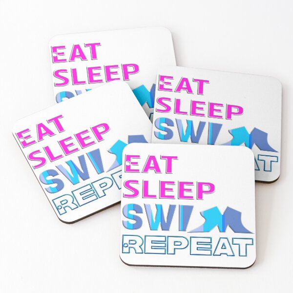 Item preview,  EAT SLEEP SWIM REPEAT designed and sold by Ralek.