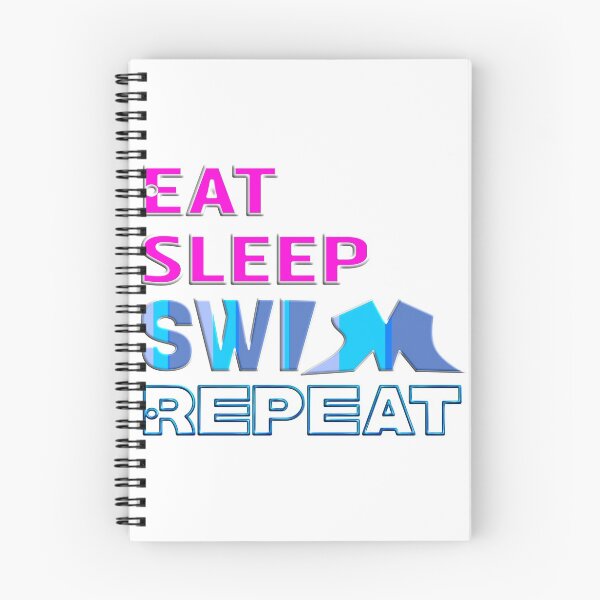 Item preview,  EAT SLEEP SWIM REPEAT designed and sold by Ralek.