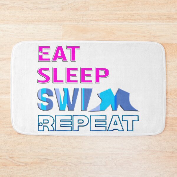 Item preview,  EAT SLEEP SWIM REPEAT designed and sold by Ralek.