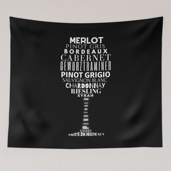 Item preview, Wine Names shaped as Wine Glass Collection Art : Into the wine Not the Label designed and sold by Aishwarya  Singh.