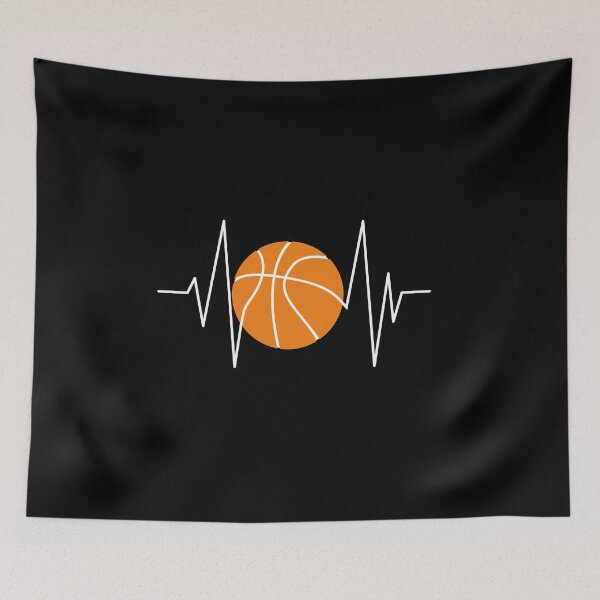 Artikelvorschau, Basketball Herzfrequenz entworfen und verkauft von Catcrea.