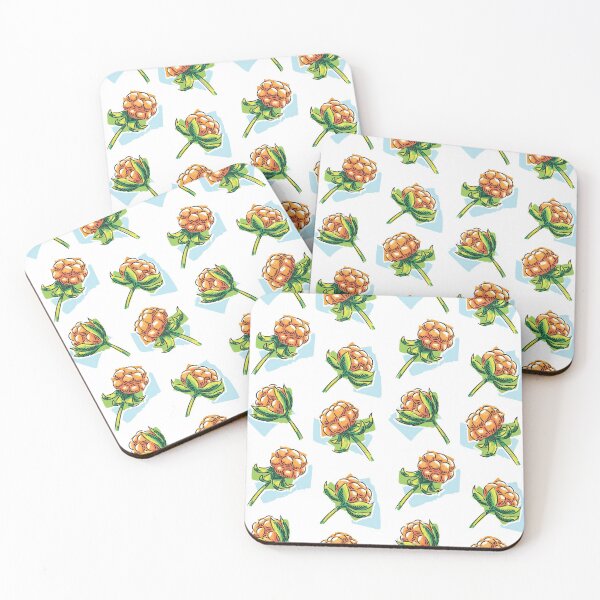 Item preview, Cloudberry seamless pattern designed and sold by AleksOrel.