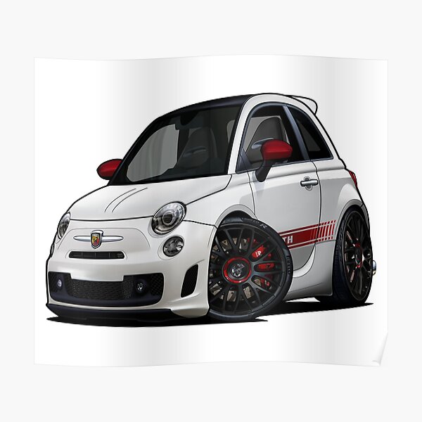 Fiat 595 Abarth Posters Redbubble