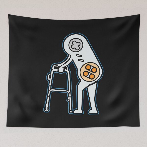 Item preview, Funny Retro Old Gamer Gift designed and sold by ShirtStar0815.