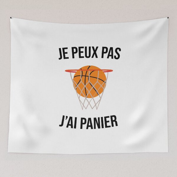 Aperçu de l'œuvre humour panier basket créée et vendue par Catcrea.