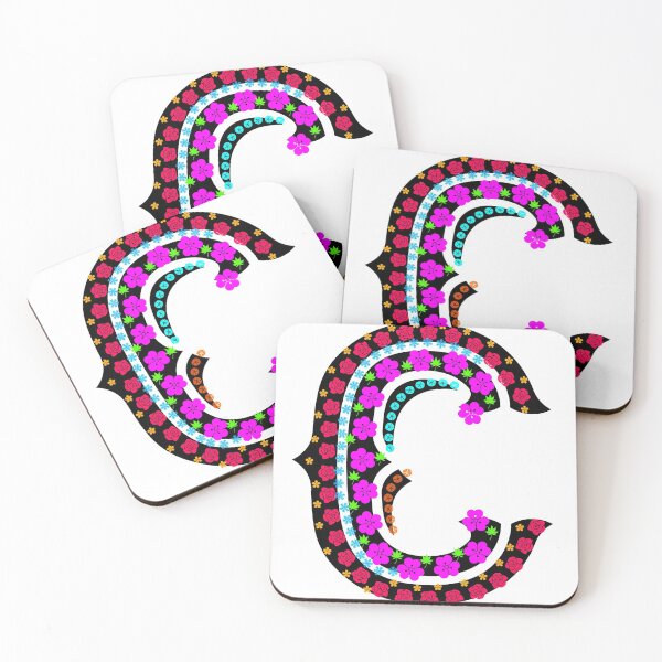 Item preview, Colorful Decorated Alphabet C designed and sold by StylishSpectrum.
