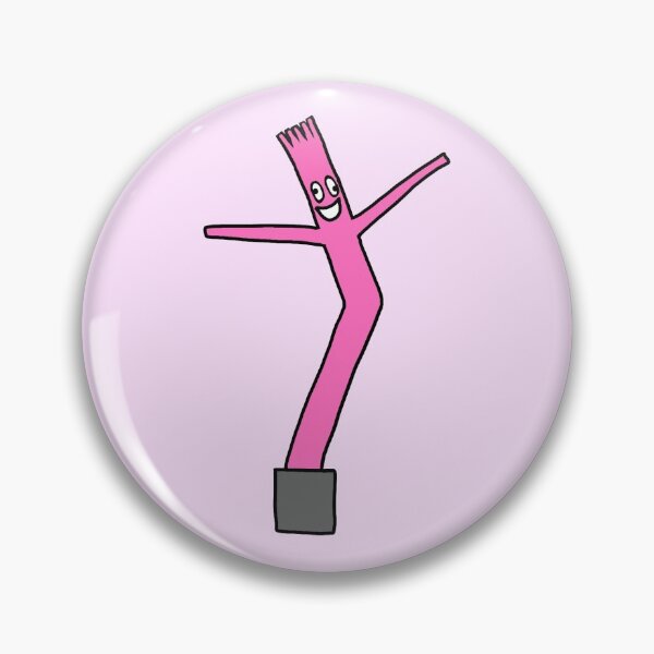 Item preview, pink wavy wacky inflatable tube man designed and sold by akeown.