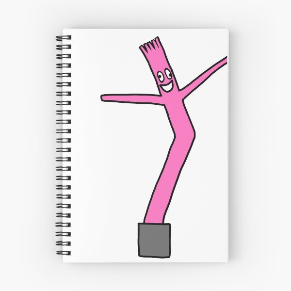 Item preview, pink wavy wacky inflatable tube man designed and sold by akeown.