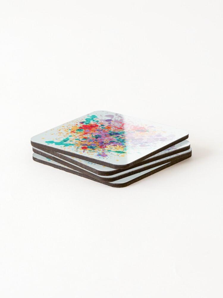 Thumbnail 4 of 5, Coasters (Set of 4), ABCDE designed and sold by Rosh.