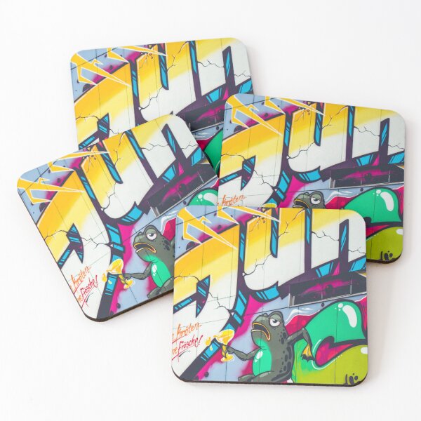 Item preview, Funny Frog street art  designed and sold by dineshv.