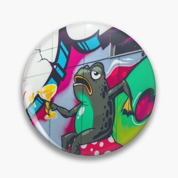 Item preview, Funny Frog street art  designed and sold by dineshv.
