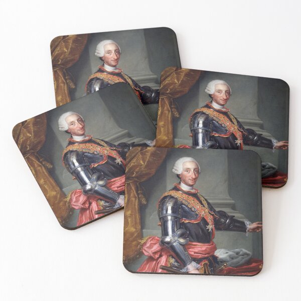 Item preview, Charles III of Spain portrait art designed and sold by Vintage Designs +.