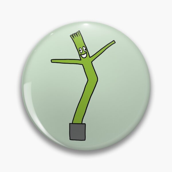 Item preview, green wavy wacky inflatable tube man designed and sold by akeown.