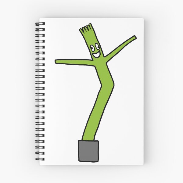 Item preview, green wavy wacky inflatable tube man designed and sold by akeown.