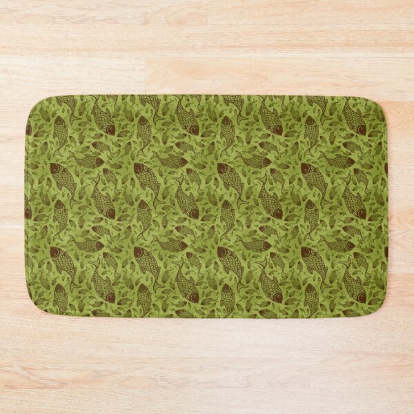 Item preview, Lime Green Fish Pattern designed and sold by everything4eva.