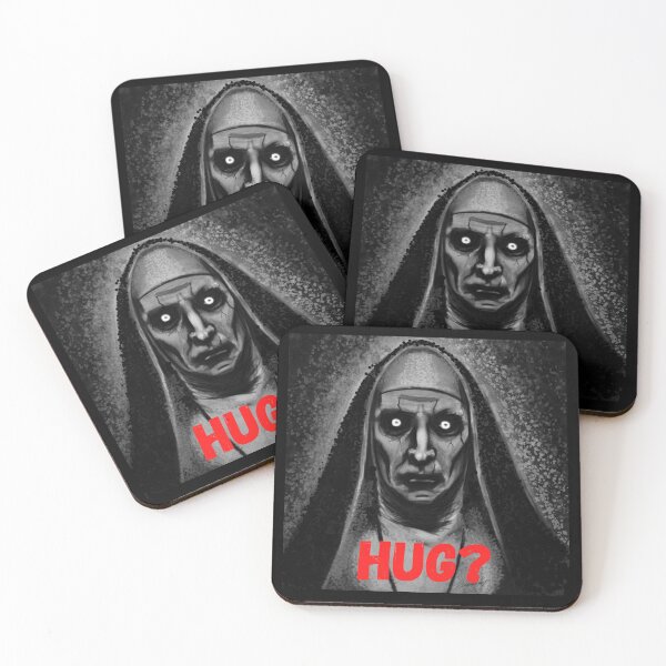 Item preview, Scary Conjuring Nun Hug Design designed and sold by narcocynic.