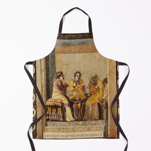 Item preview, ANTIQUE ROMAN MOSAICS ,GREEK COMEDY THEATER SCENE WITH MASKS designed and sold by BulganLumini.