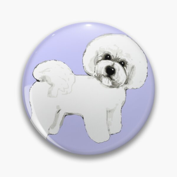 Item preview, Bichon Frise dog on lilac designed and sold by MagentaRose.