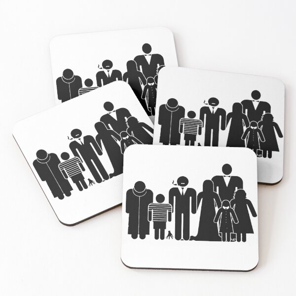 Item preview, addams family silhouette designed and sold by jack-OC.