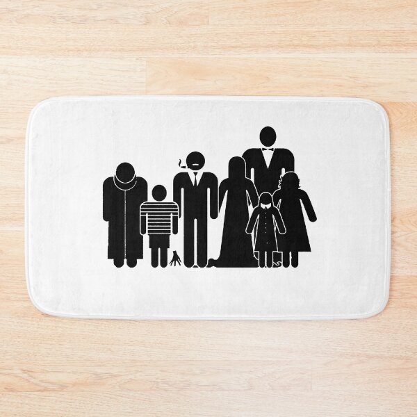 Item preview, addams family silhouette designed and sold by jack-OC.