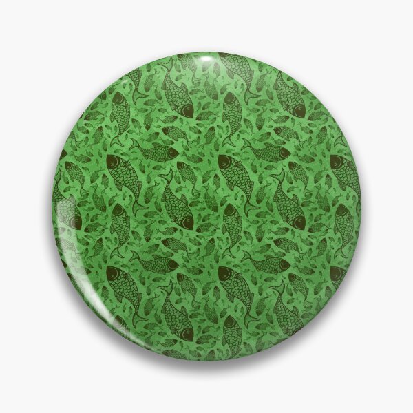 Item preview, Green Fish Pattern designed and sold by everything4eva.