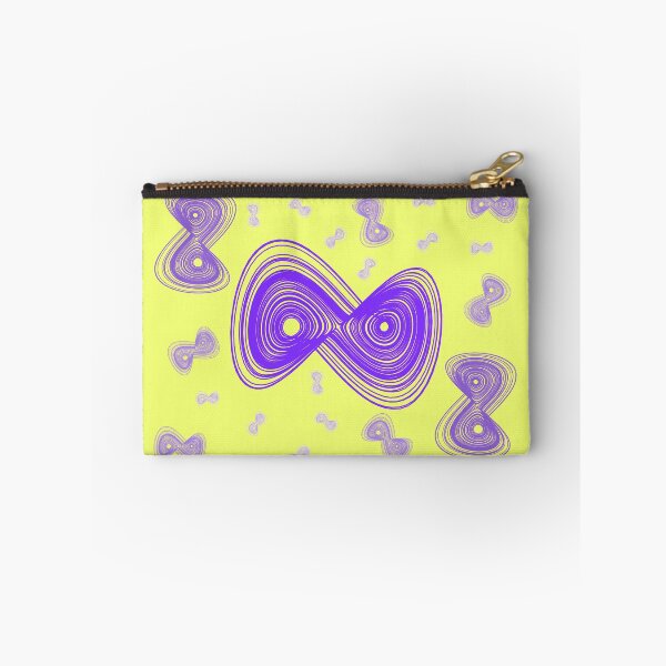 Item preview, Chaotic strange attractor design random - purple and yellow designed and sold by rahilvalani.