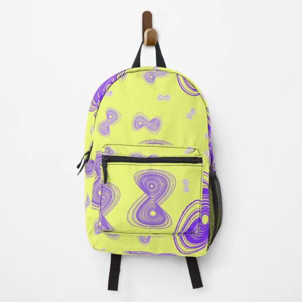 Item preview, Chaotic strange attractor design random - purple and yellow designed and sold by rahilvalani.