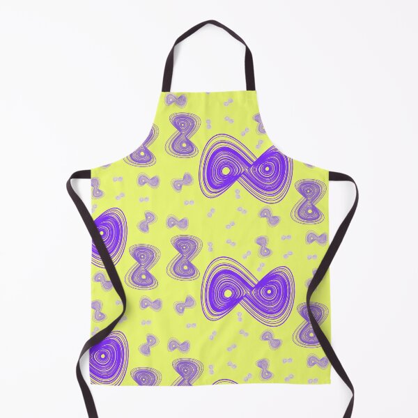 Item preview, Chaotic strange attractor design random - purple and yellow designed and sold by rahilvalani.