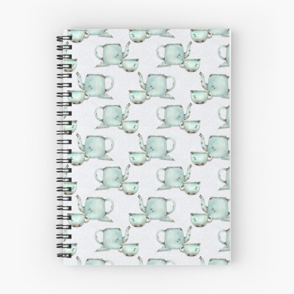 Item preview, Time for Tea, Vintage Duck Egg Blue Teapot and Cup designed and sold by RosalieReeves.