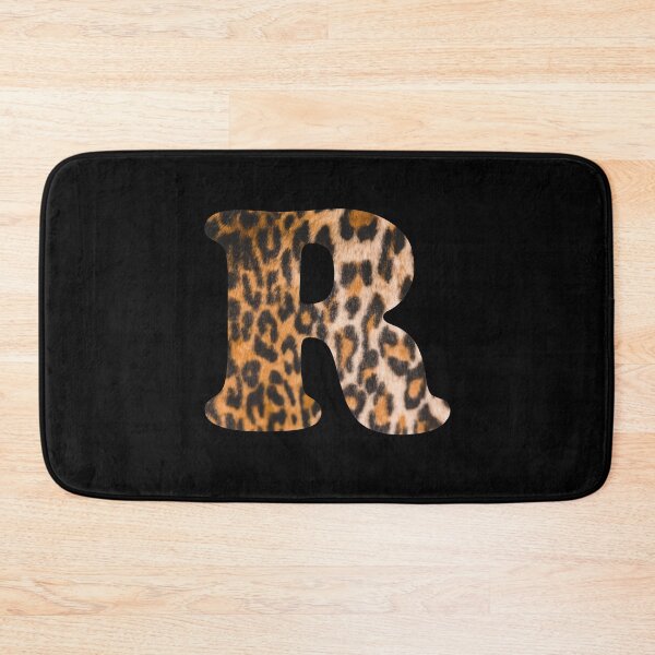 Item preview, Letter R leopard print designed and sold by ColorsHappiness.