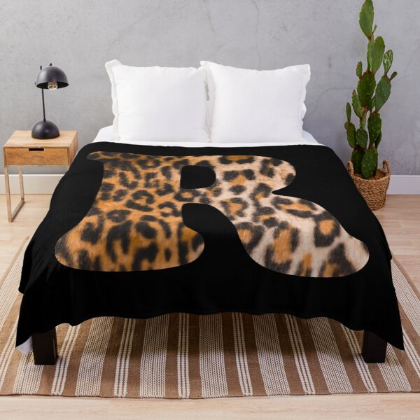 Item preview, Letter R leopard print designed and sold by ColorsHappiness.