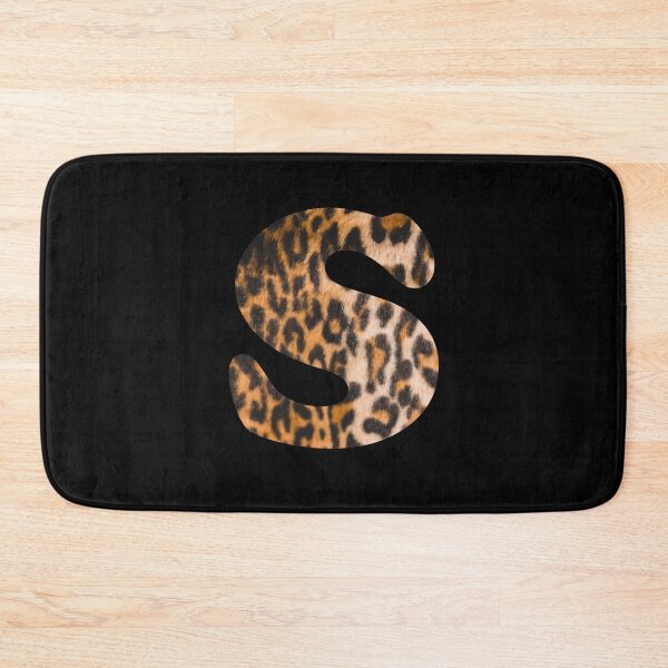 Item preview, Letter S leopard print designed and sold by ColorsHappiness.