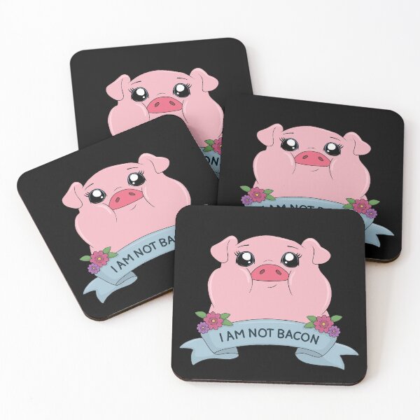 Item preview, I am not bacon - Cute pig designed and sold by ValentinaHramov.