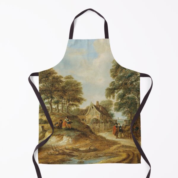 Item preview, Medieval farmstead scene - claes molenaer designed and sold by Vintage Designs +.