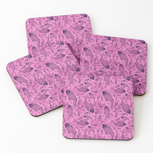 Item preview, Pink Fish Pattern designed and sold by everything4eva.