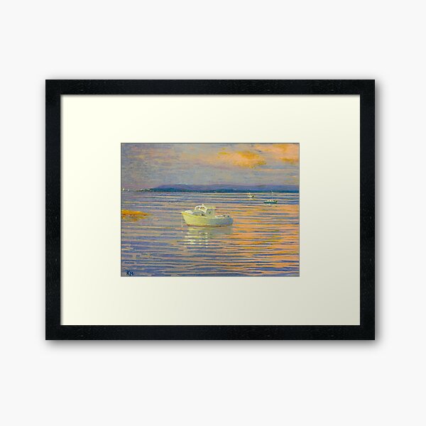 Moored #3 Framed Art Print