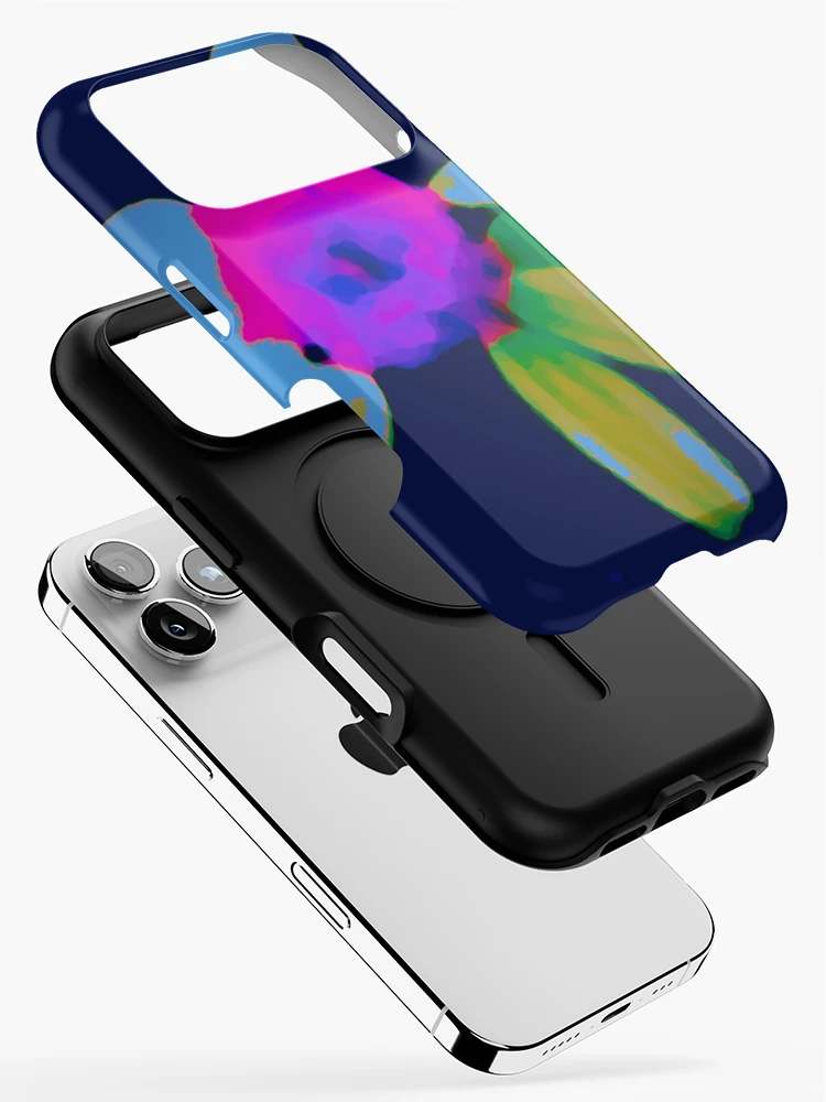 Thumbnail 2 of 4, iPhone Case, Bright Daisy Abstract Colours designed and sold by DesignsofNote.