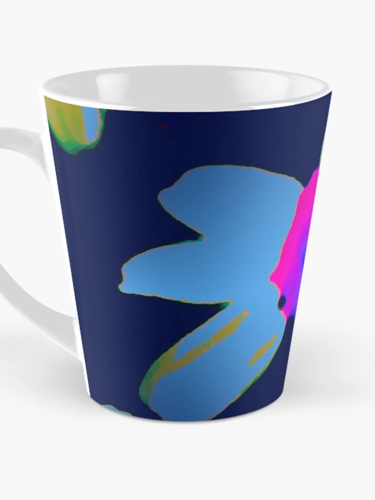 Thumbnail 3 of 4, Coffee Mug, Bright Daisy Abstract Colours designed and sold by DesignsofNote.