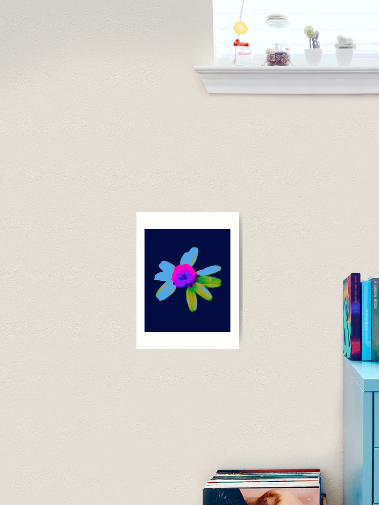 Thumbnail 2 of 3, Art Print, Bright Daisy Abstract Colours designed and sold by DesignsofNote.