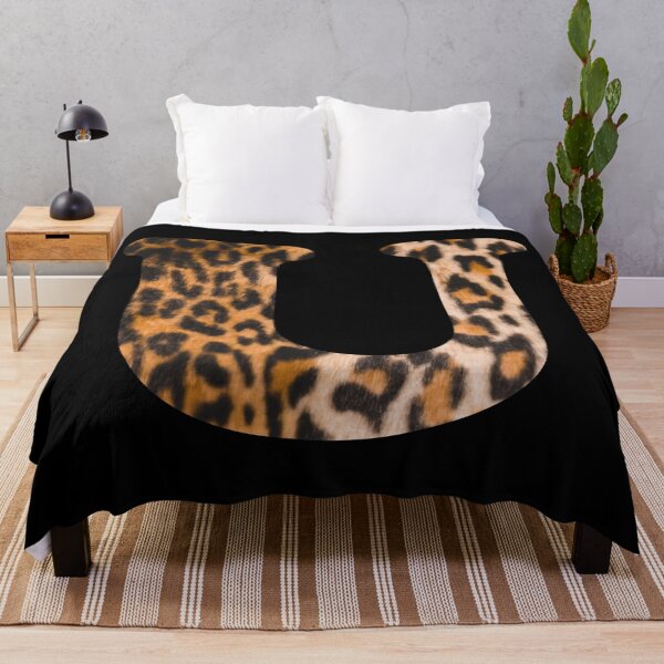 Item preview, Letter U leopard print designed and sold by ColorsHappiness.