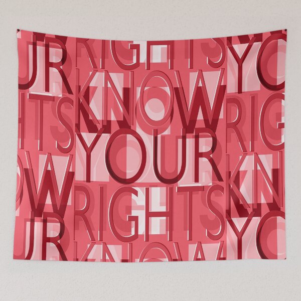 Item preview, Know Your Rights designed and sold by Helga Taylor.