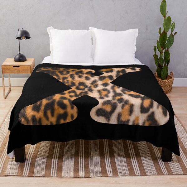 Item preview, Letter X leopard print designed and sold by ColorsHappiness.