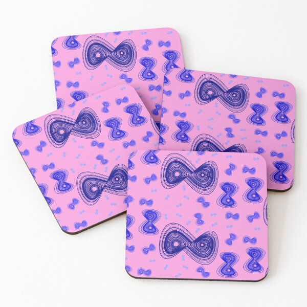 Item preview, Chaotic strange attractor design random - blue and pink designed and sold by rahilvalani.