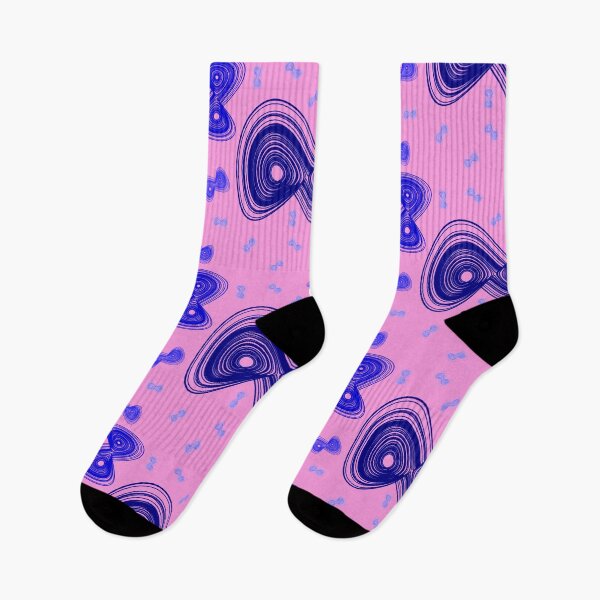 Item preview, Chaotic strange attractor design random - blue and pink designed and sold by rahilvalani.