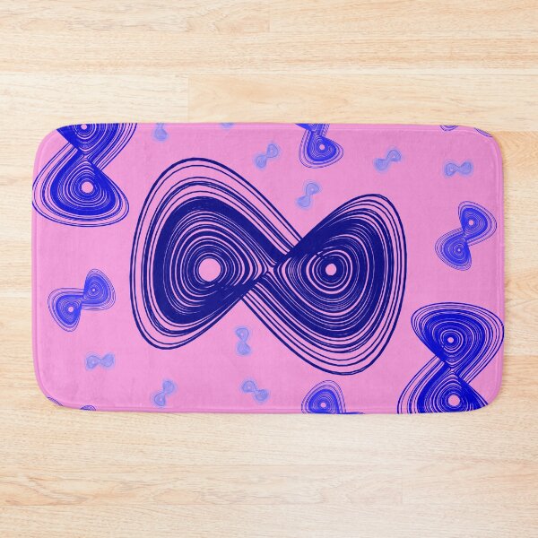 Item preview, Chaotic strange attractor design random - blue and pink designed and sold by rahilvalani.
