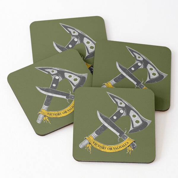 Item preview, VICTORY OR VALHALLA (yellow) designed and sold by Frenchie Fever.