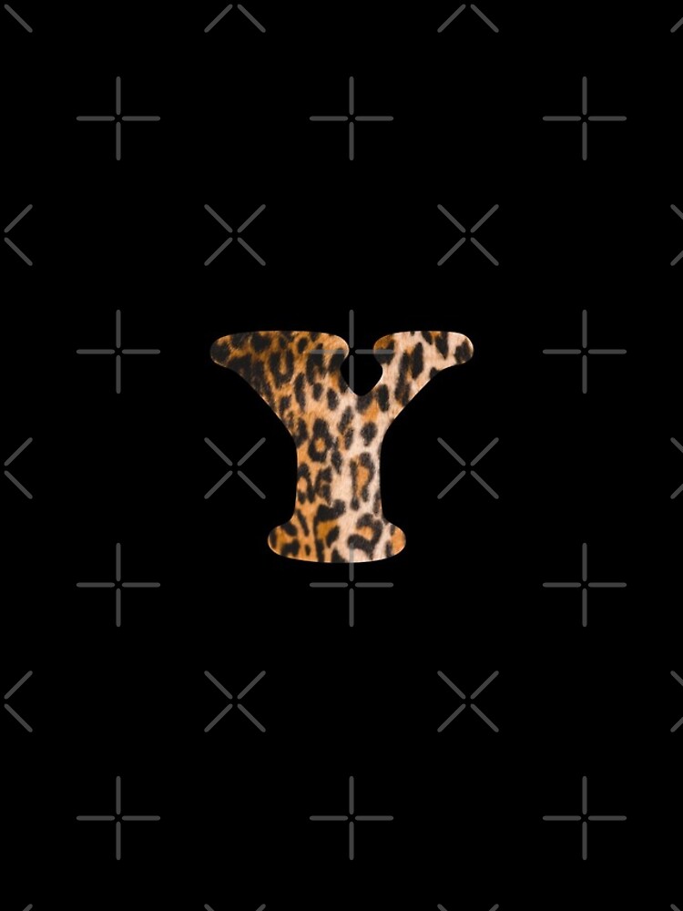 Letter Y leopard print by ColorsHappiness