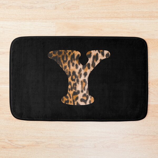 Item preview, Letter Y leopard print designed and sold by ColorsHappiness.