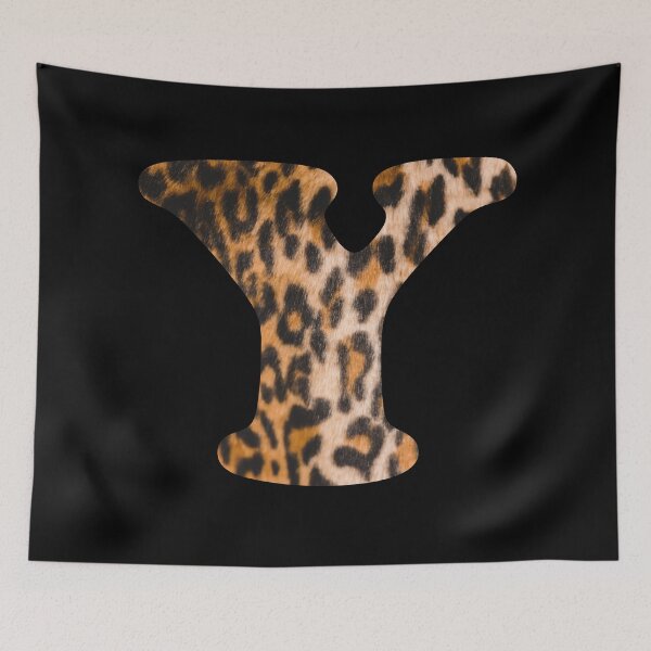 Item preview, Letter Y leopard print designed and sold by ColorsHappiness.